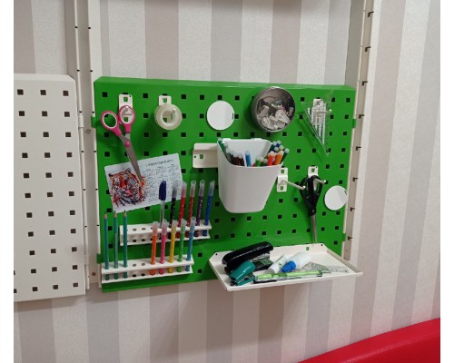 Полка перфопанель 300 x 135 с бортиком